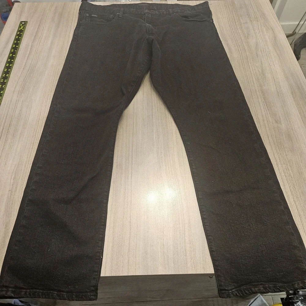 Polo Ralph Lauren Jeans Men's 40x32 Black The‎ Varick Slim Straight Leg Denim